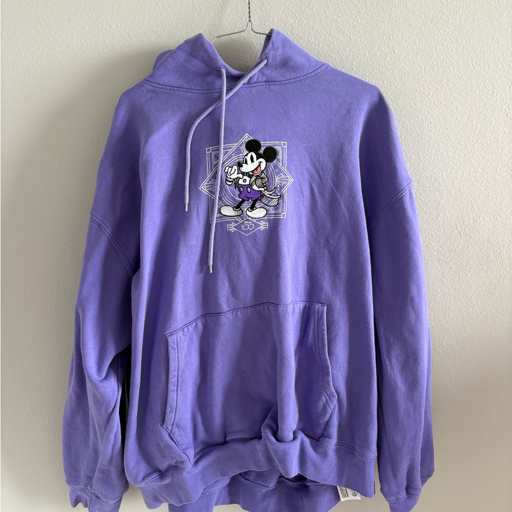 Disney Purple Women's Sweater with Mickey Graphic